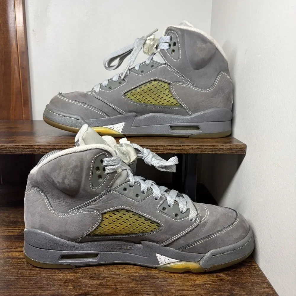 Size 5Y - Air Jordan 5 Retro Wolf Grey 2011 GS 440888-005